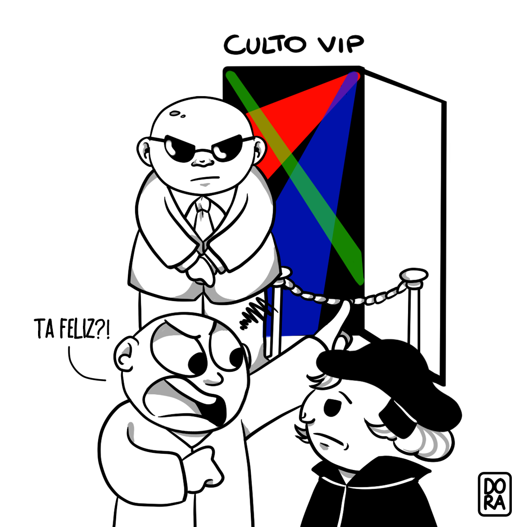 Charge por Isadora Alves